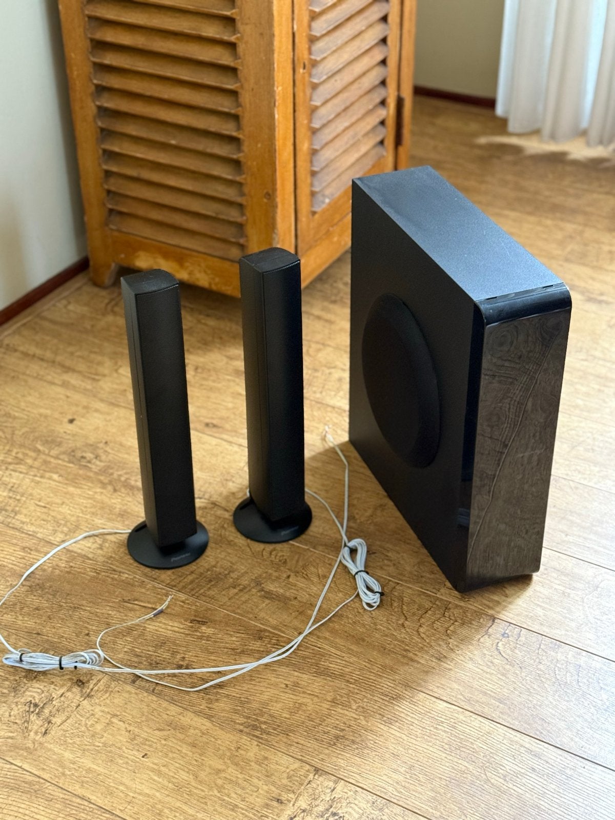 Pioneer Speakerset met Subwoofer en Satelliet Speakers, Gebruikt, Speakerset, Ophalen of Verzenden, Pioneer