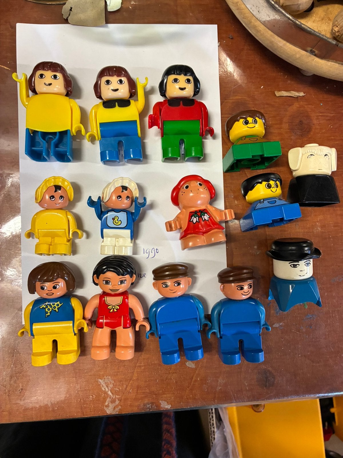 Set Vintage duplo poppetjes, Ophalen of Verzenden, Zo goed als nieuw