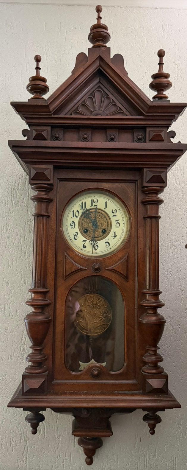 Mooie Art Nouveau klok in goede staat, Antiek en Kunst, Ophalen
