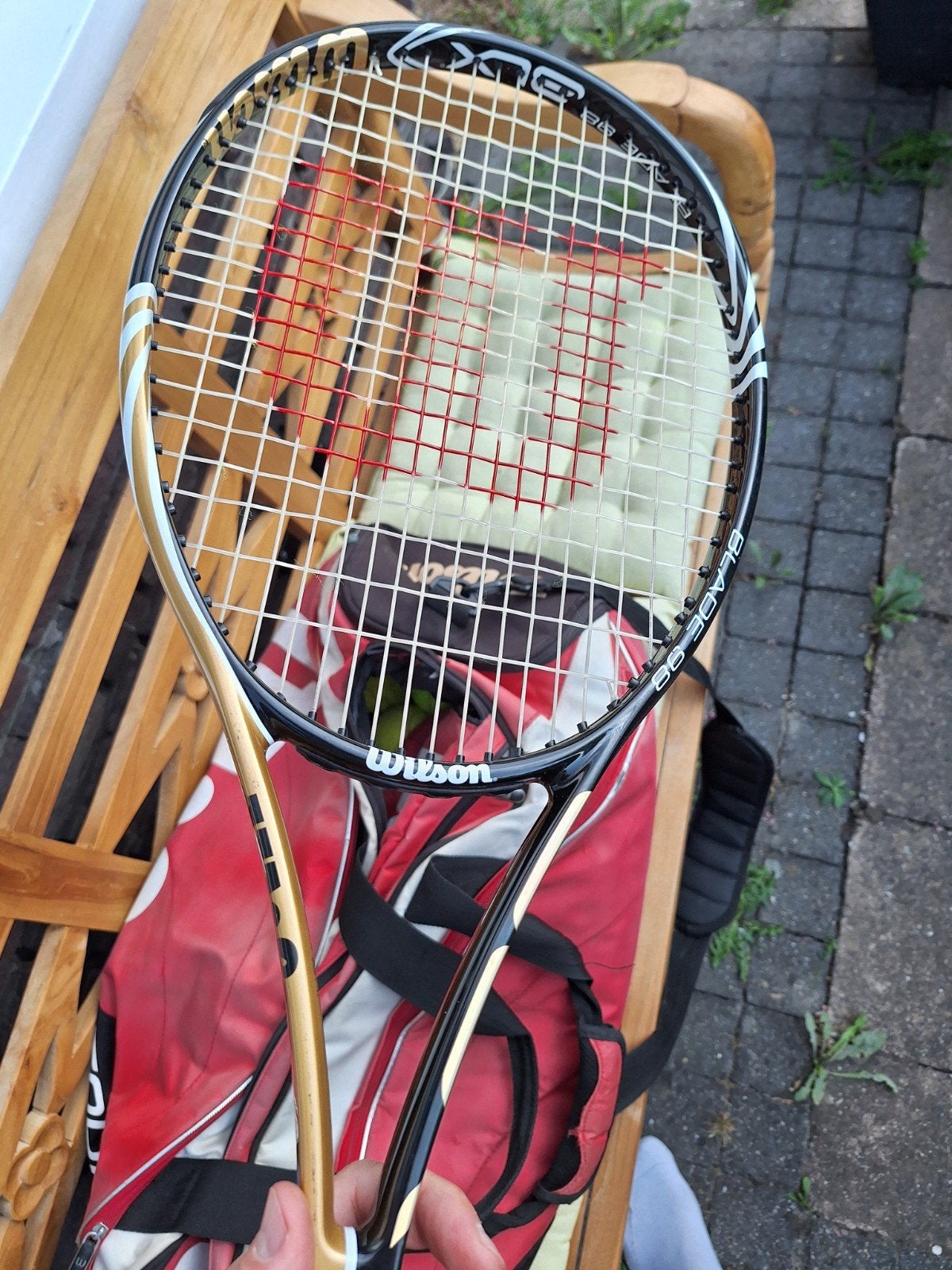 Wilson Blade 98 tennisracket L3, zo goed als nieuw, Sport en Fitness, Ophalen of Verzenden