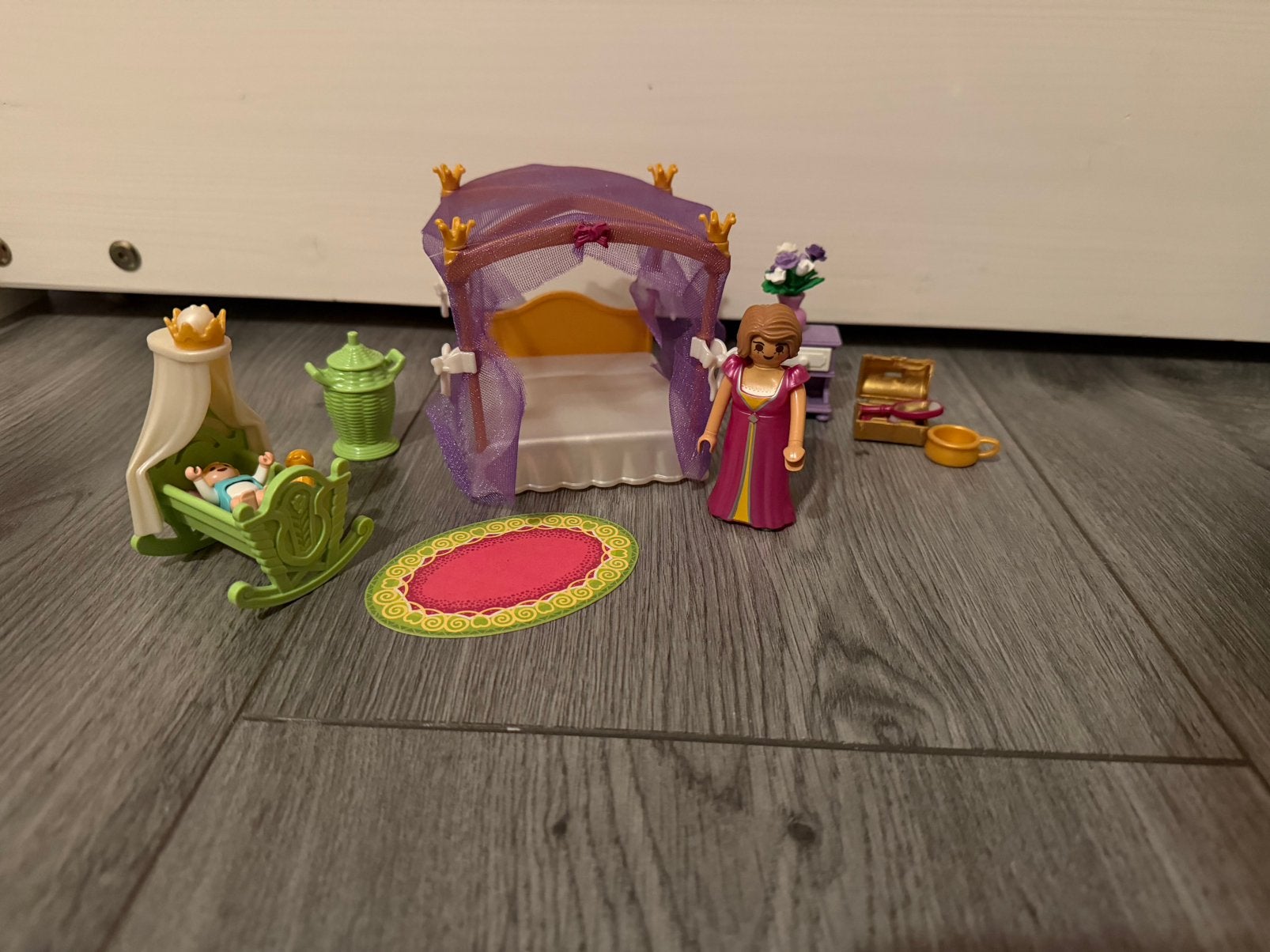 Playmobil pricess 6851 slaapkamer, Ophalen, Zo goed als nieuw, Princess, Complete set