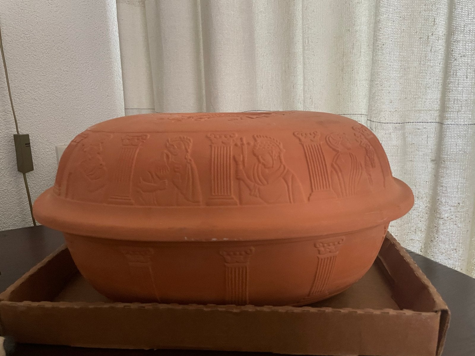 Römertopf Kleipot - Ovenschaal - Terracotta, Ophalen, Steen/keramiek, Overige typen, Gebruikt