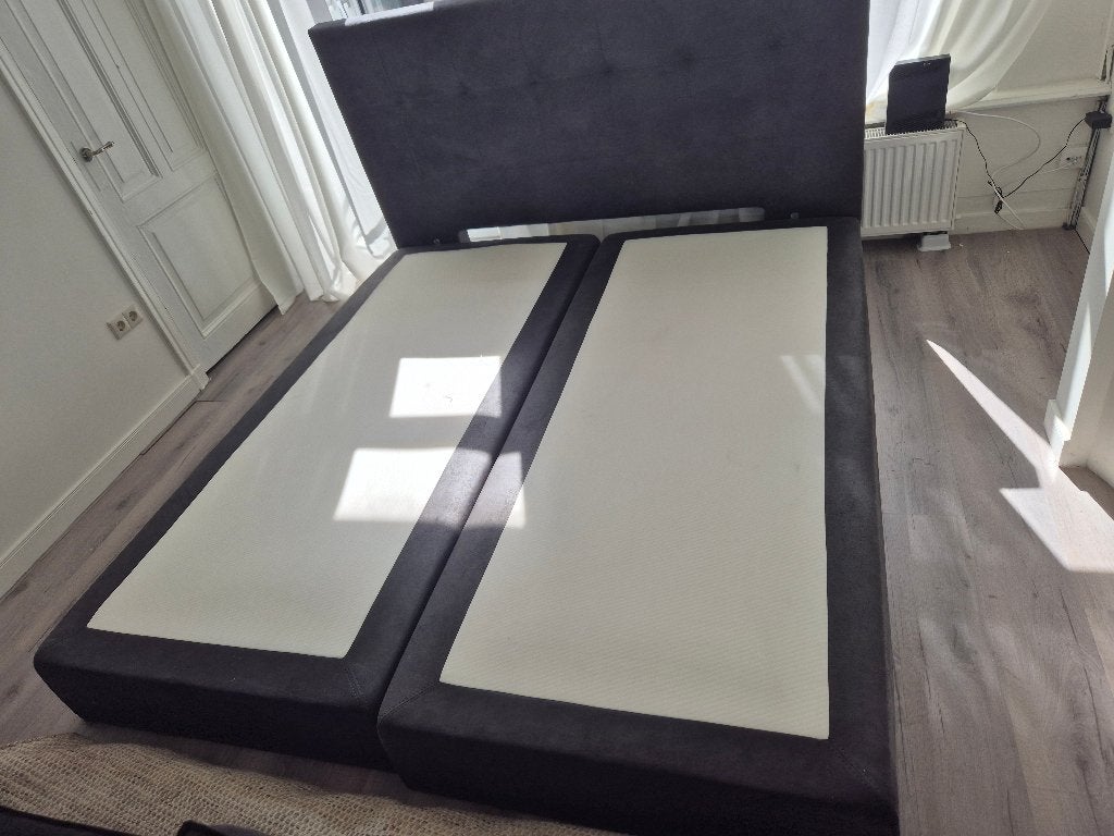 Swiss Sense Home Seasons boxspring 200x220. Zonder matrassen, Huis en Inrichting, Slaapkamer | Boxsprings, Ophalen, Gebruikt, Tweepersoons
