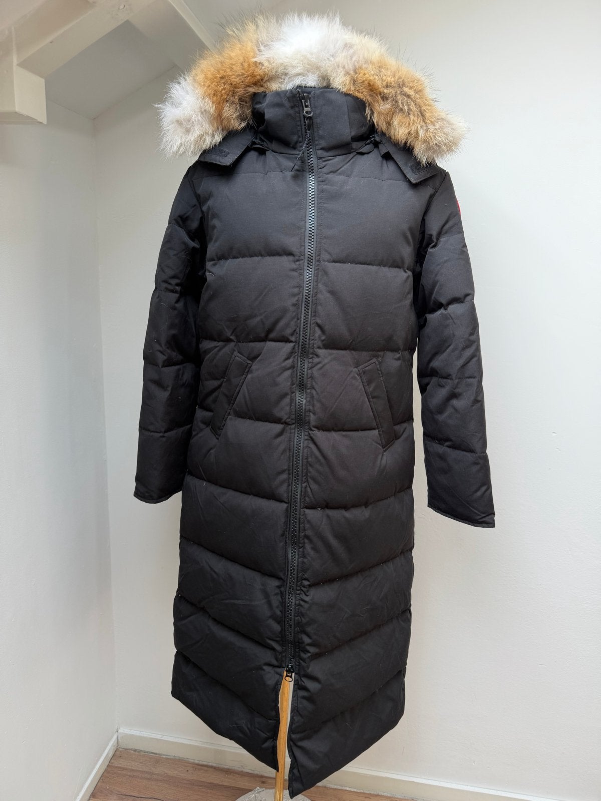 Nieuwe Zwarte dames  Parka, Ophalen of Verzenden, Nieuw, Maat 38/40 (M), Zwart