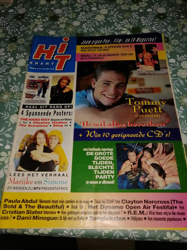 Hitkrant - 22 Juni 1991, Ophalen of Verzenden, Zo goed als nieuw