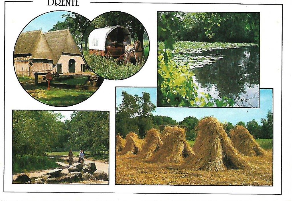 Drenthe- -5-luik., Verzenden, 1960 tot 1980, Gelopen, Drenthe