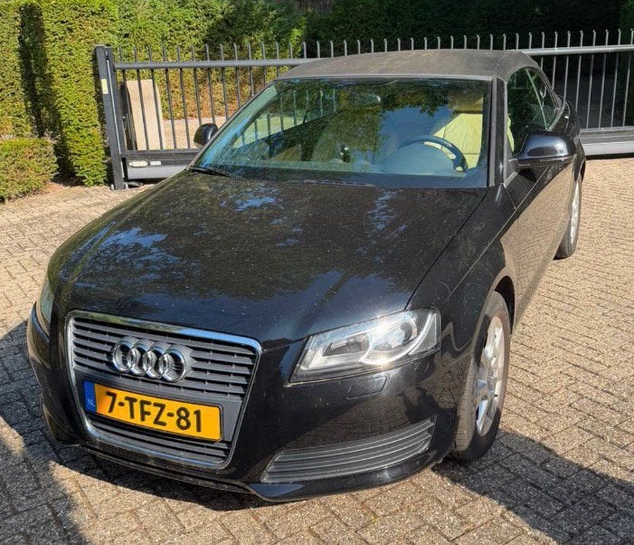 Audi A3 1.8 Tfsi 118KW Cabrio AUTOMAAT 75000. KM LEDER NAVI, 15 km/l, Beige, 4 cilinders, Cabriolet