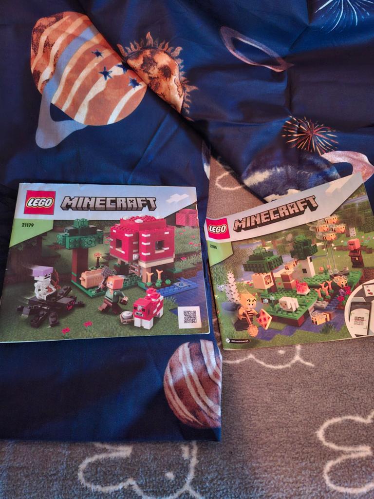 Lego Minecraft instructieboekjes en onderdelen, Gebruikt, Minecraft, Lego, Ophalen of Verzenden