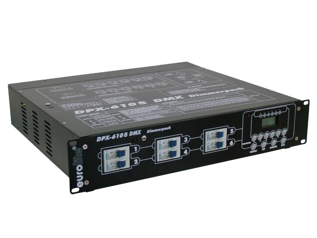EUROLITE DPX-610 S DMX Dimmer Pack, Muziek en Instrumenten, Licht en Laser, Geluidgestuurd, ., Nieuw, Ophalen of Verzenden