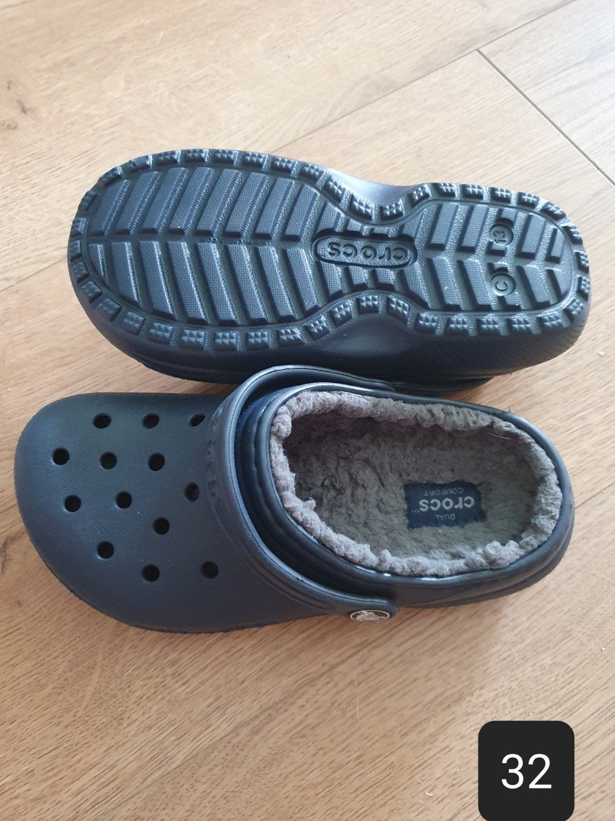 Comfortabele warme kinder crocs maat 32, Ophalen of Verzenden, Zo goed als nieuw, Jongen of Meisje, Overige typen