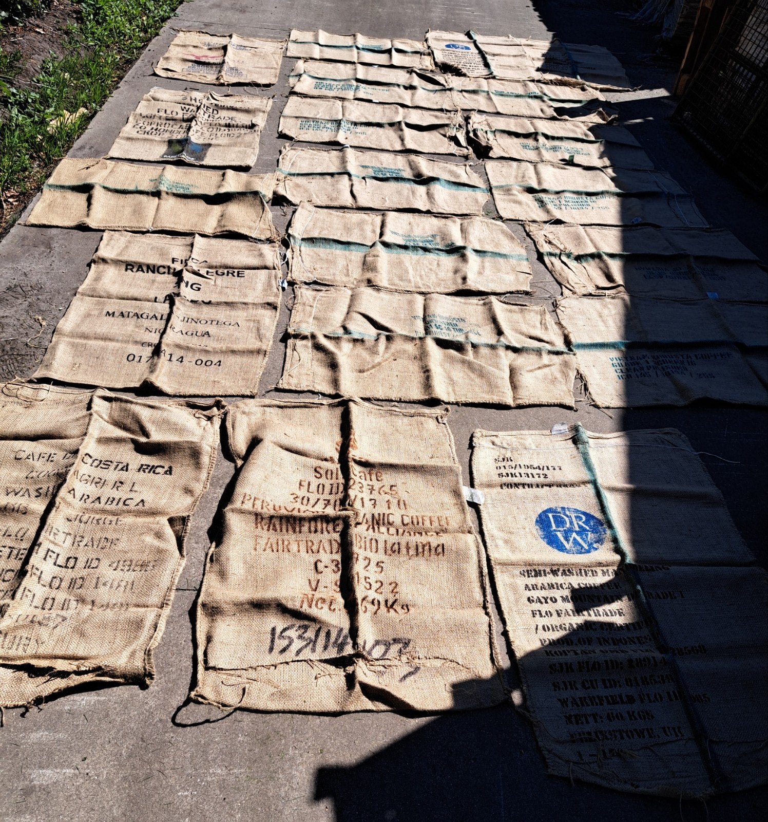 zak zakken oude jutte koffiezakken, Ophalen of Verzenden