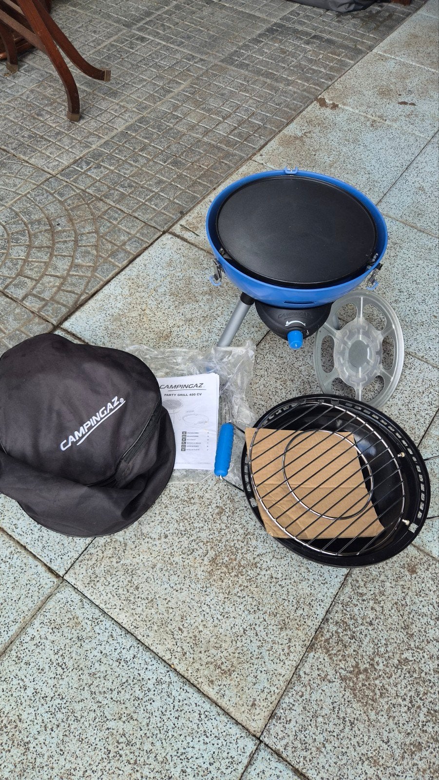 Campingaz Party Grill 400 CV - Mini Kookstel met Accessoires, Ophalen, Zo goed als nieuw, Campingaz