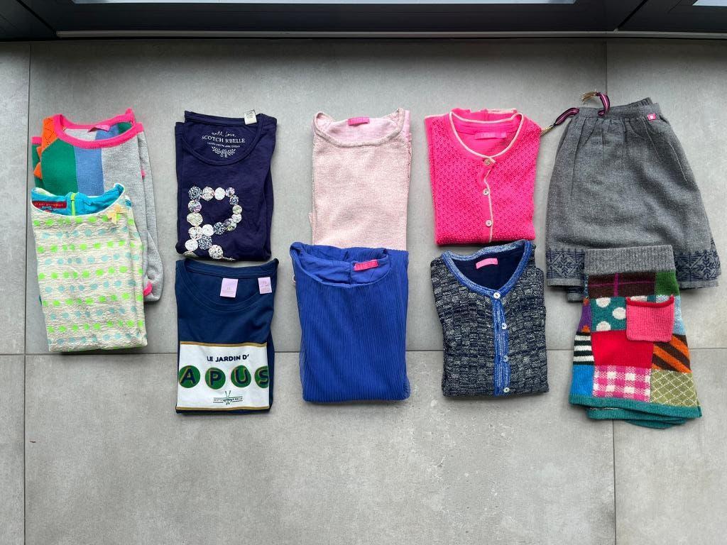 kledingpakket 122/128, Kinderen en Baby's, Kinderkleding | Maat 122, Meisje, Ophalen of Verzenden, Zo goed als nieuw, Jurk of Rok