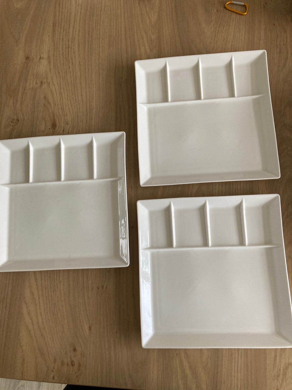 Gourmet borden 3x, Ophalen of Verzenden, Overige stijlen, Bord(en)