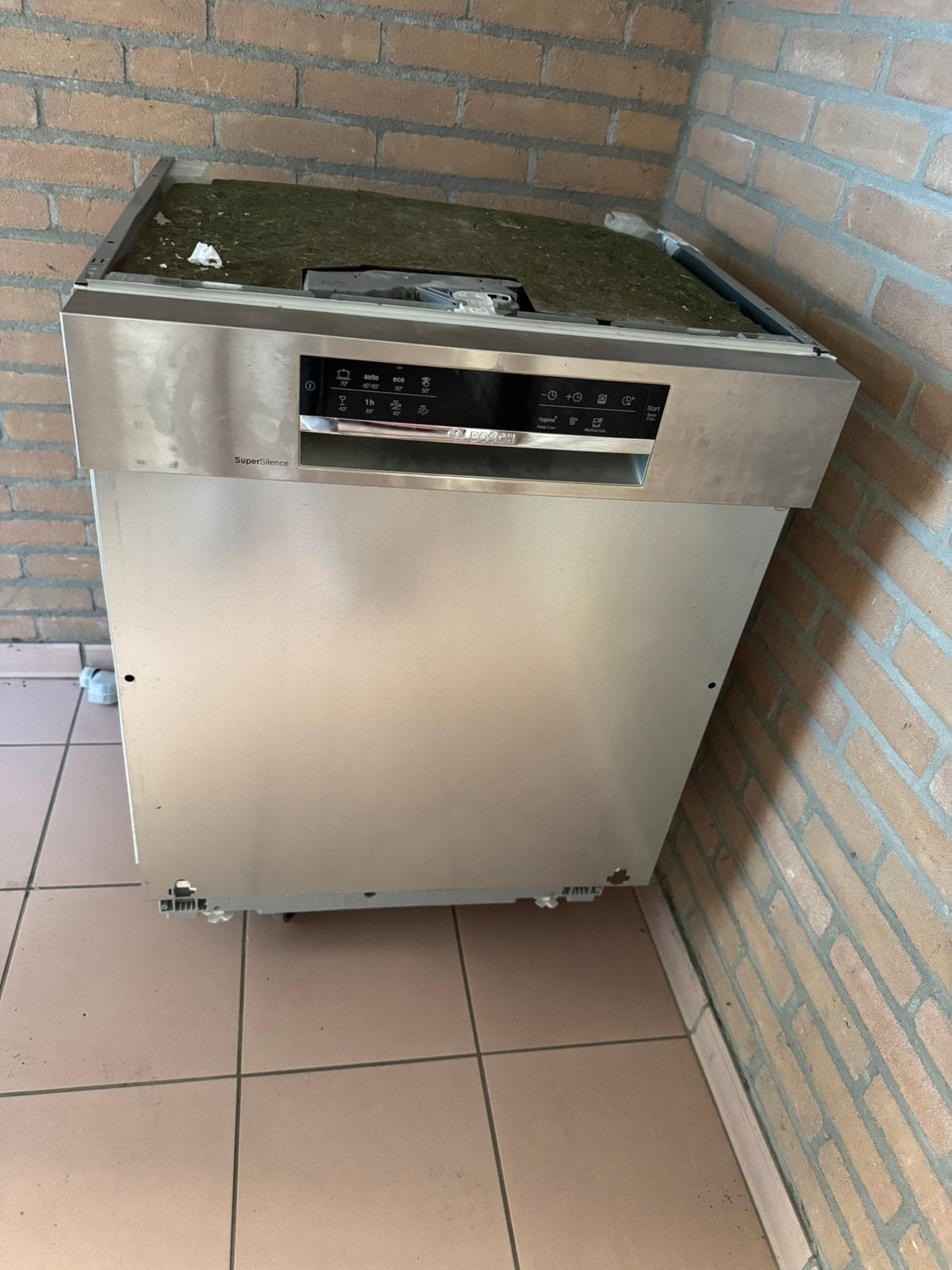 Inbouwvaatwasser Bosch, Ophalen, Zo goed als nieuw, Inbouw, Minder dan 85 cm