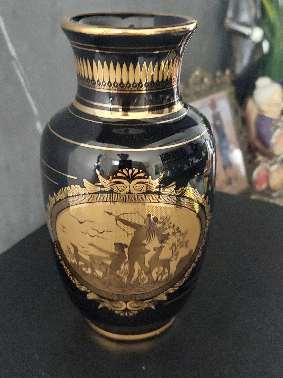 Griekse vaas 24K goudverf, Verzenden