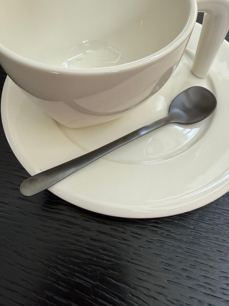 24 donkere koffielepeltjes, Ophalen of Verzenden, Nieuw, Rvs of Chroom, Los bestek