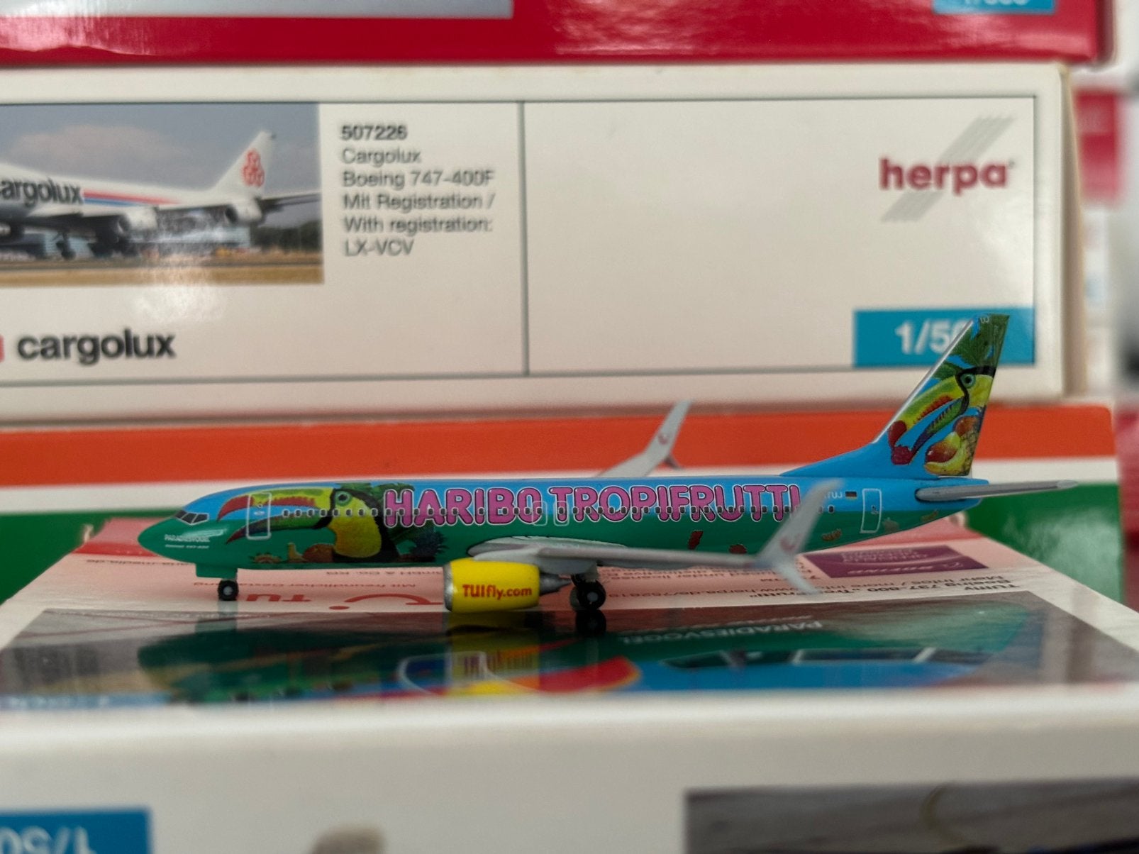 Herpa Wings TUIFly Boeing 737-800 1/500, Ophalen of Verzenden, Zo goed als nieuw, Schaalmodel