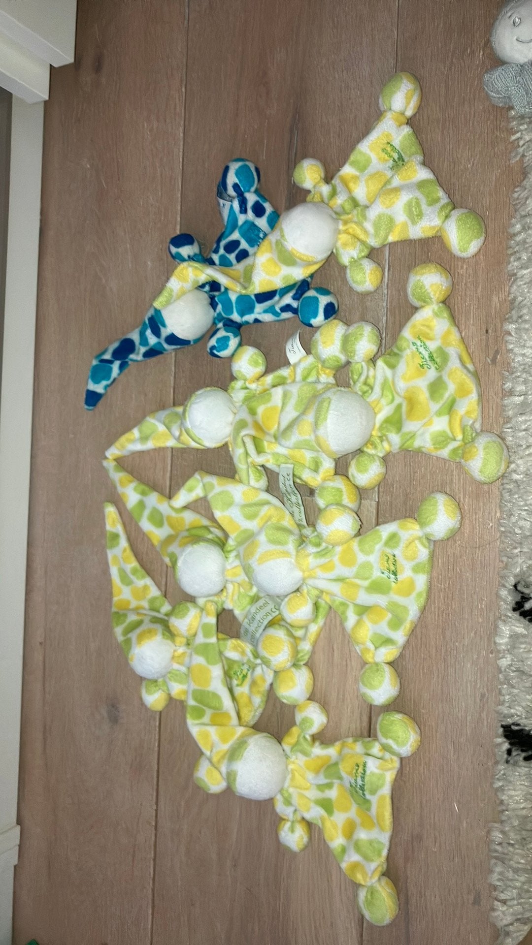 Tiamo kandeel geel groen blauw spookje tutpopje, Ophalen of Verzenden, Zo goed als nieuw