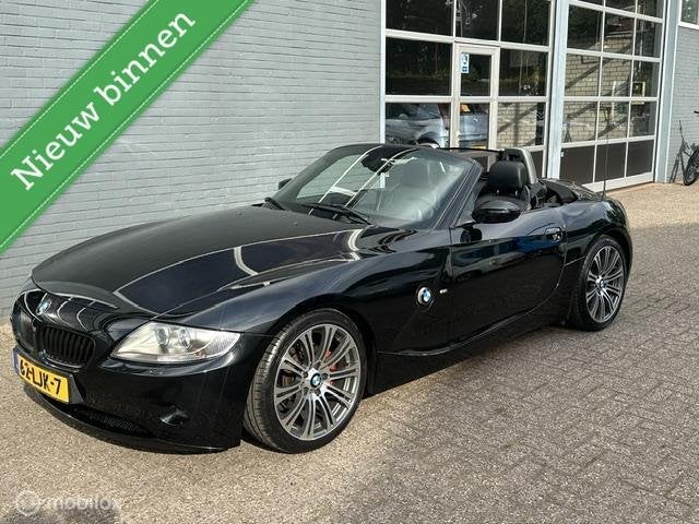 BMW Z4 Roadster 3.0i M, Auto's, Achterwielaandrijving, Gebruikt, Zwart, 2 stoelen