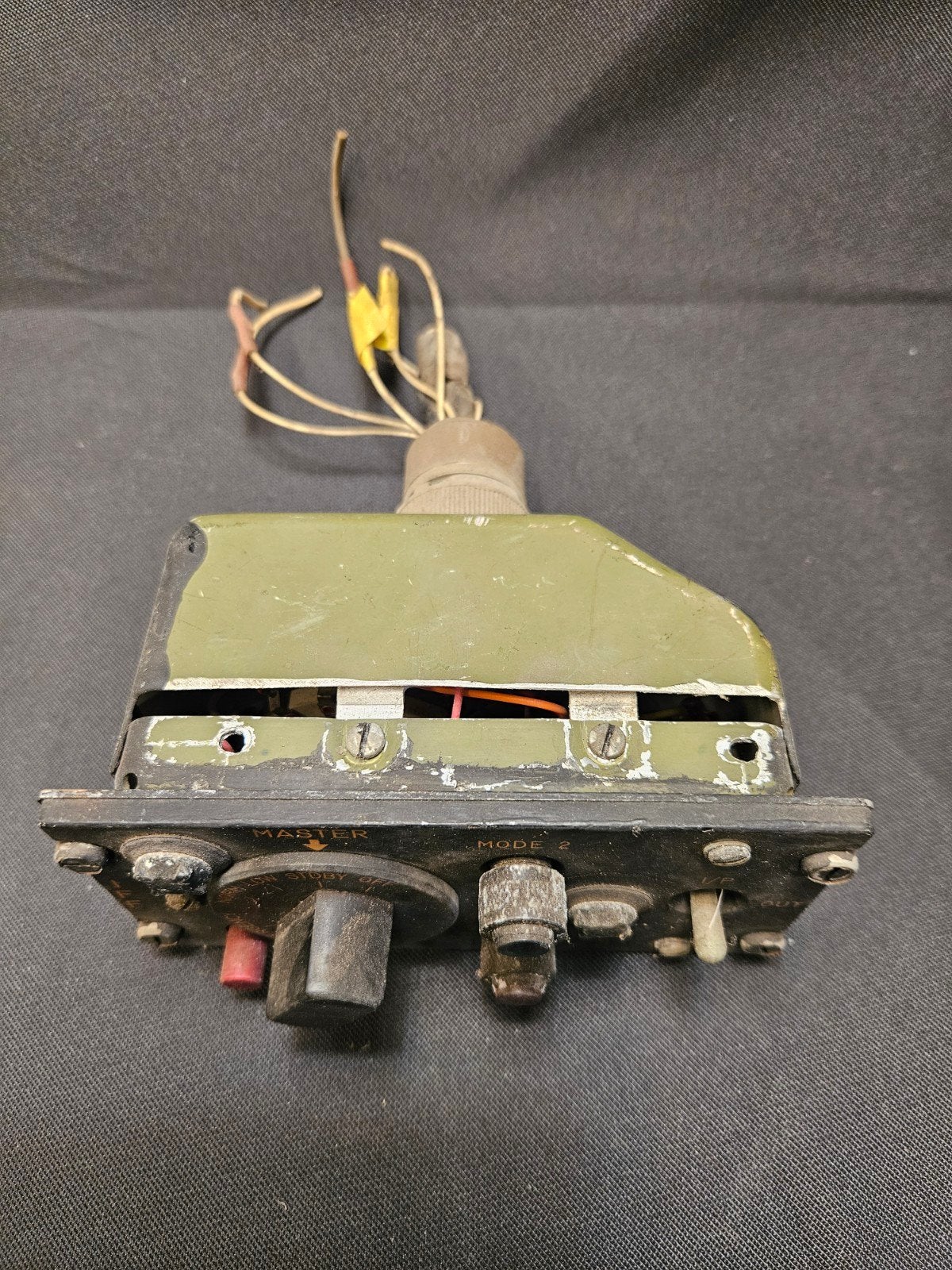 Vintage Militair Vliegtuig Bedieningspaneel IFF Master, Gebruikt, Onbekend, Ophalen of Verzenden, Onbekend