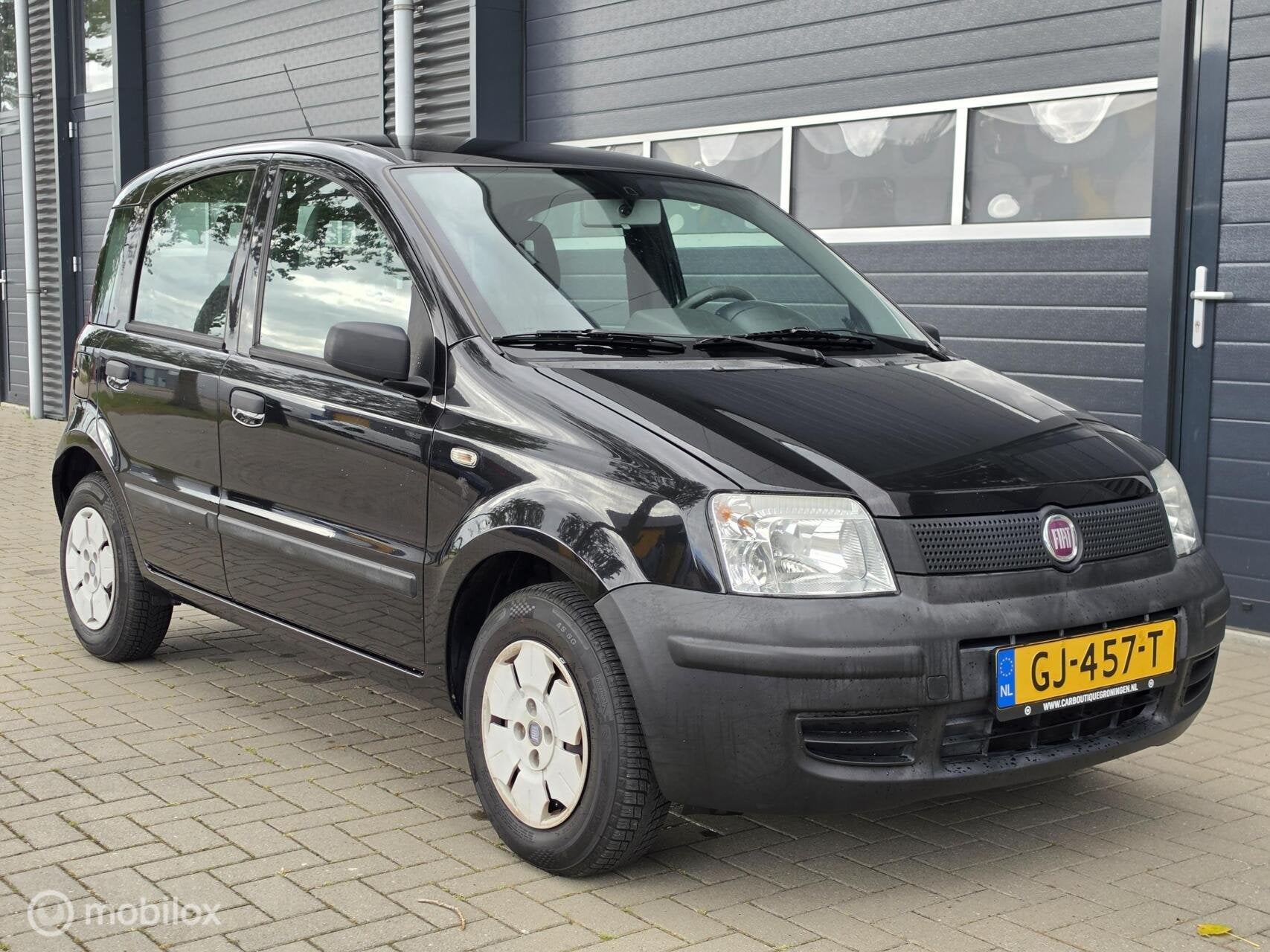 Fiat Panda 1.1 | APK 28-2-2027 | DISTRIBUTIERIEM VERVANGEN, Auto's, Fiat, Voorwielaandrijving, Stof, Zwart, 4 stoelen
