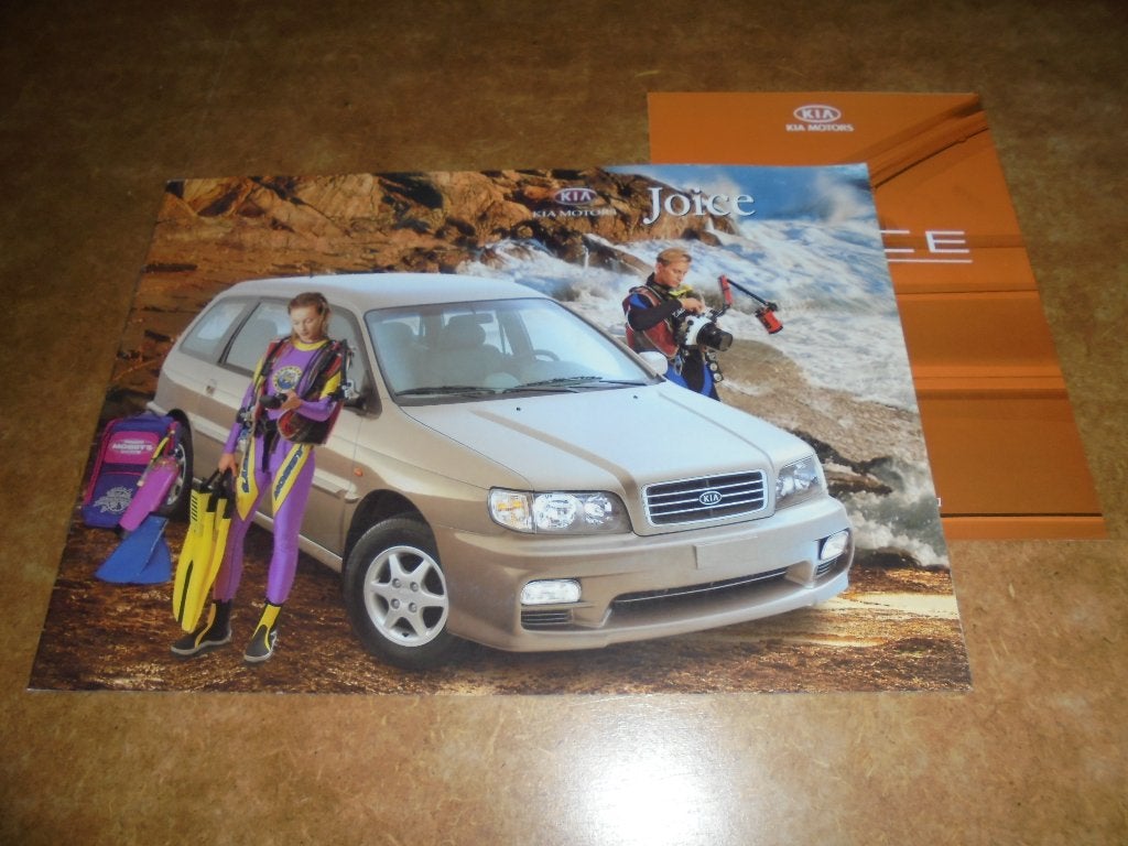 brochure Kia Joice  2001, Ophalen of Verzenden, Nieuw, Overige merken