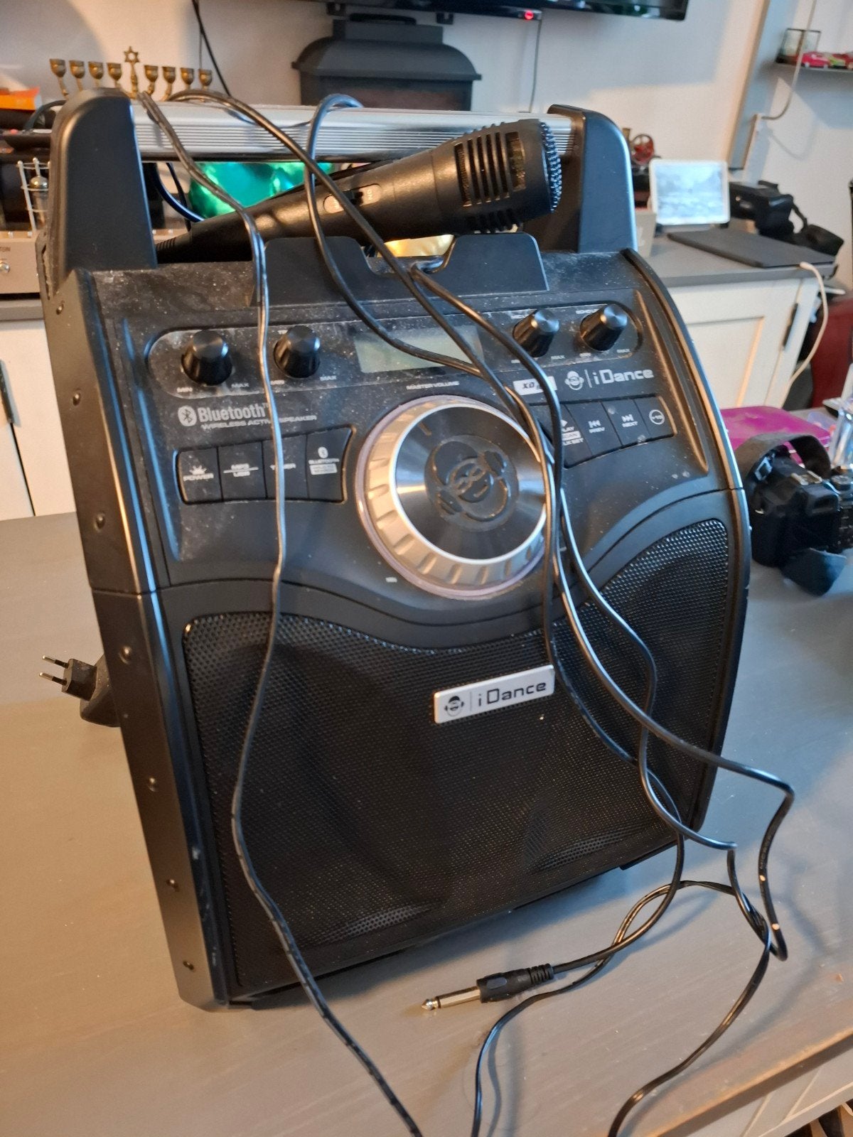 t.k. Karaoke set zoals op foto's met microfoon, Ophalen of Verzenden