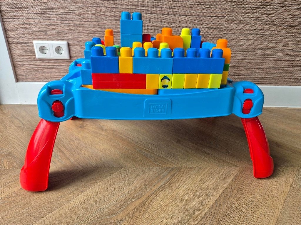 Mega Bloks Bouwtafel inclusief Bouwblokken, Ophalen, Gebruikt, Megabloks