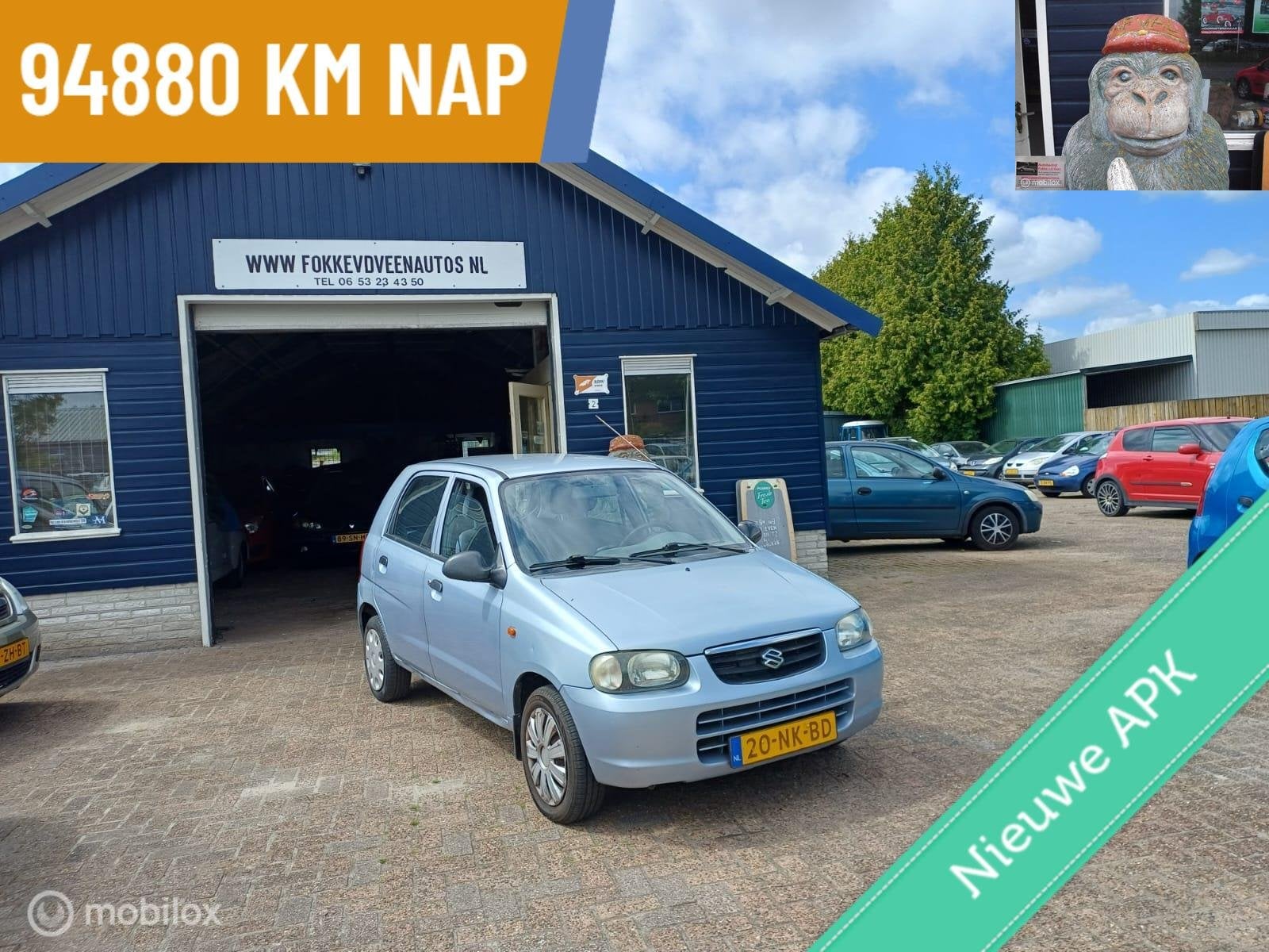 Suzuki Alto 1.1 GL, Voorwielaandrijving, 4 cilinders, Origineel Nederlands, Bedrijf