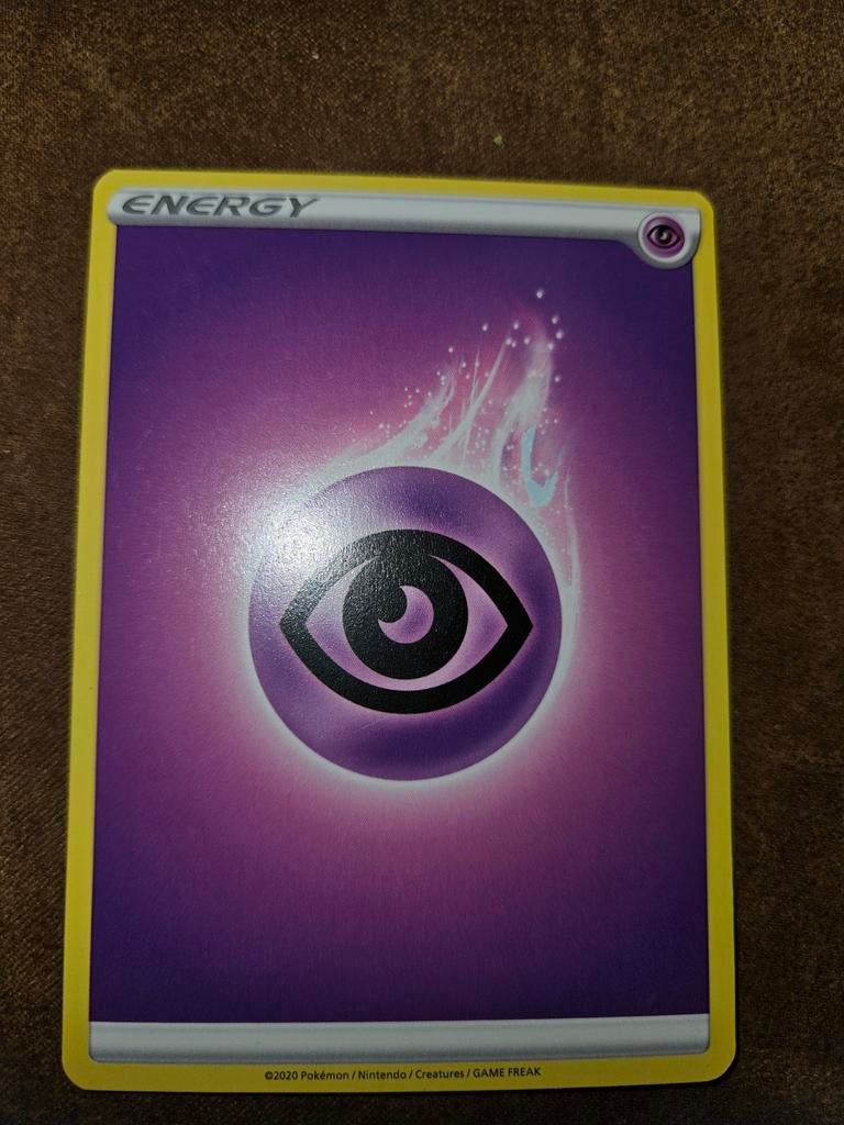Pokémon TCG Psychic Energy Kaart (2020), Ophalen of Verzenden, Zo goed als nieuw, Losse kaart