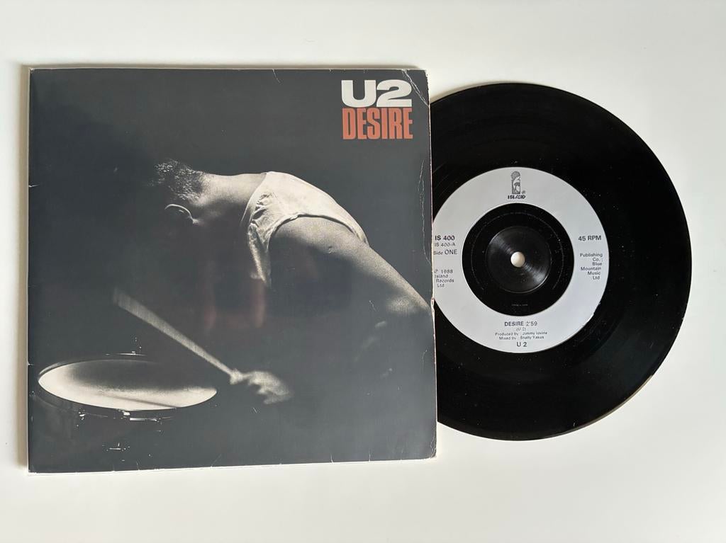 U2 - Desire, Cd's en Dvd's, Vinyl Singles, Single, 7 inch, Ophalen of Verzenden
