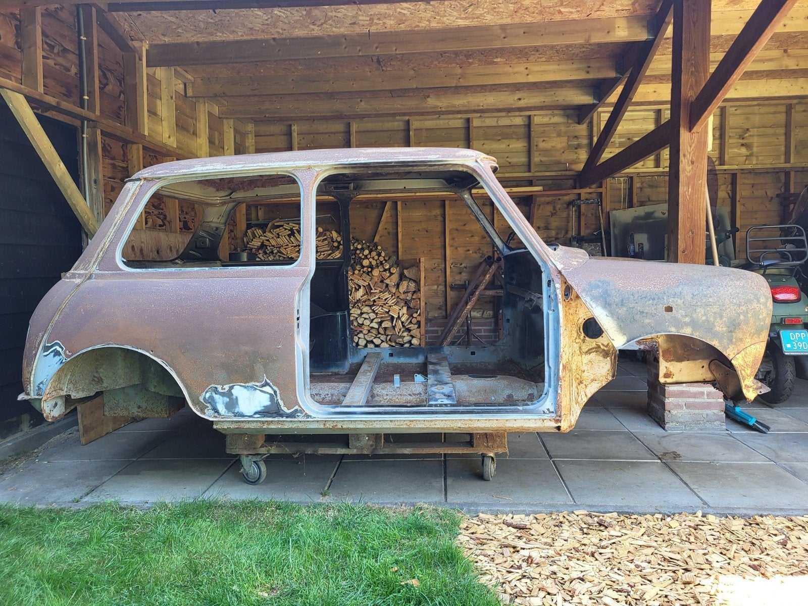 Classic mini lege kas, Auto-onderdelen, Ophalen, Gebruikt, Mini, Deur