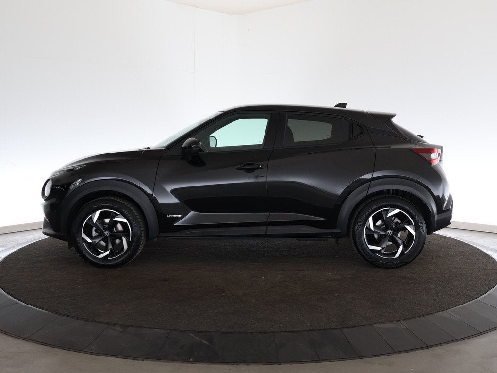 Nissan Juke 1.6 Hybrid N-Connecta | Keyless | Carplay | Came, Auto's, Nissan, Stof, Gebruikt, 4 cilinders, Zwart
