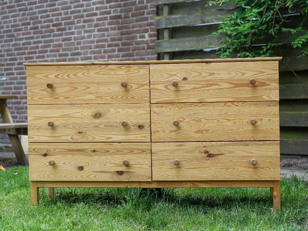 Ikea Tarva ladenkast 6 laden, Ophalen, Gebruikt, 5 laden of meer, 150 tot 200 cm
