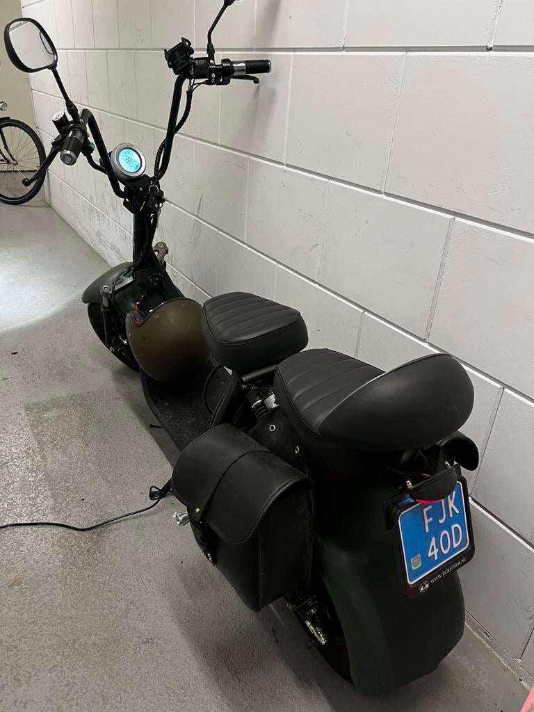E-Cruiser X1 Matt Groen + dubbele accu, Elektrisch, Ophalen, Overige merken