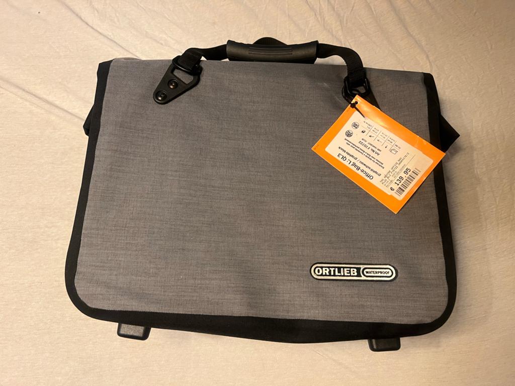 Ortlieb Office Bag L QL3 - Nieuw, Grijs - 21 Liter, Ophalen of Verzenden, Nieuw