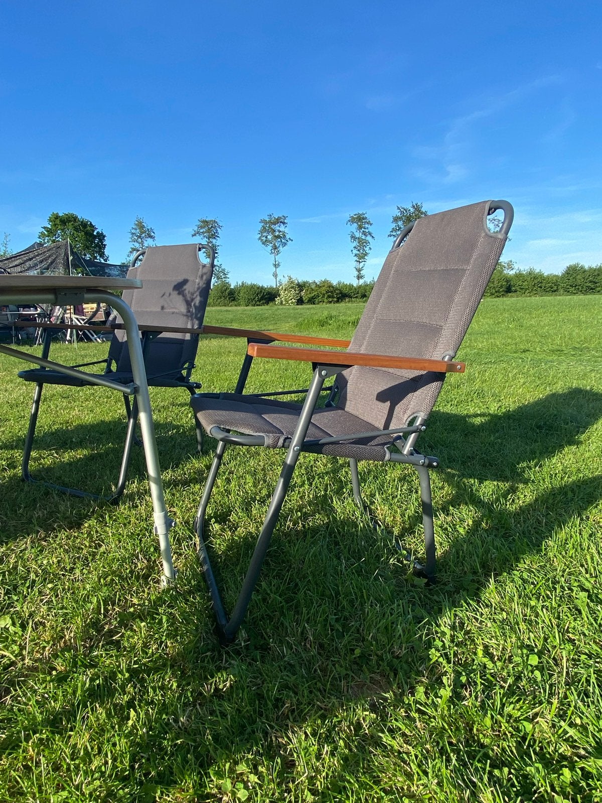 5x Human Comfort campingstoelen te koop!, Ophalen, Gebruikt, Campingstoel