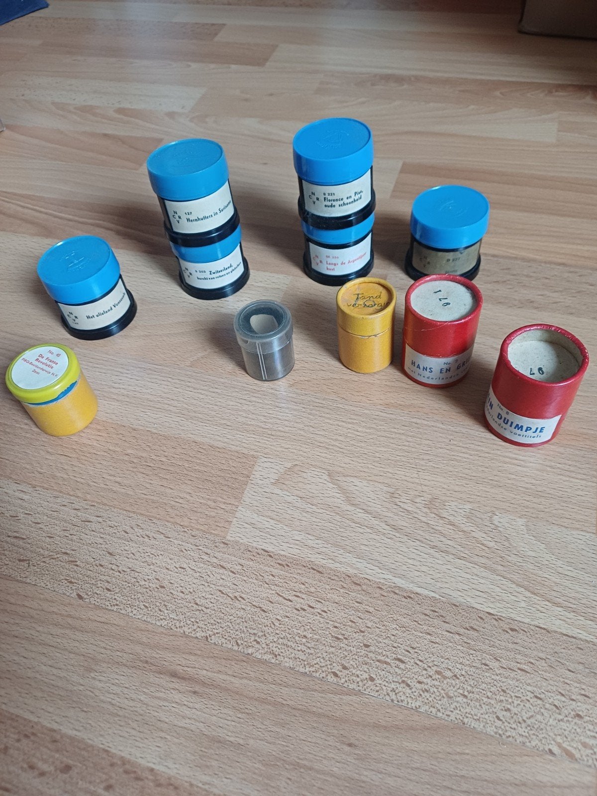 Vintage filmrolletjes / filmblikjes - diverse titels, Ophalen of Verzenden, Gebruikt