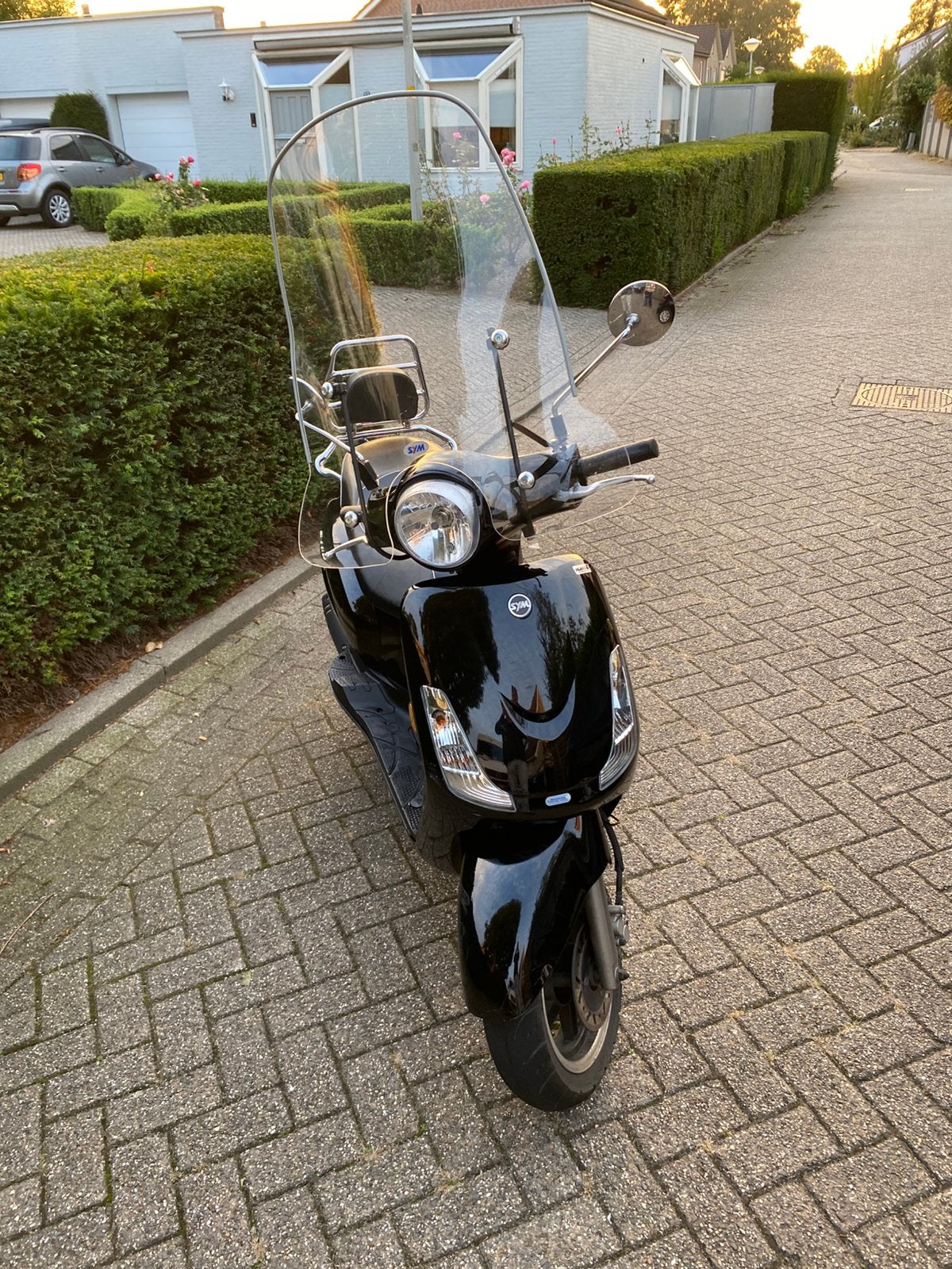 Sym Fiddle 2 - Scooter, geel kenteken, zwart, Ophalen, Gebruikt, Maximaal 45 km/u, 49 cc