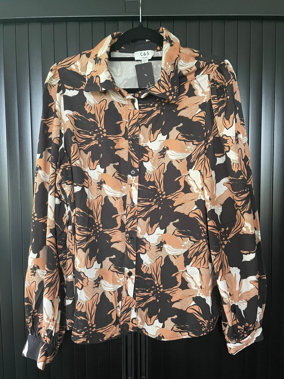 Mooie blouse najaar C&S L - nieuw-, Kleding | Dames, Verzenden, Nieuw, Maat 42/44 (L), Meerkleurig