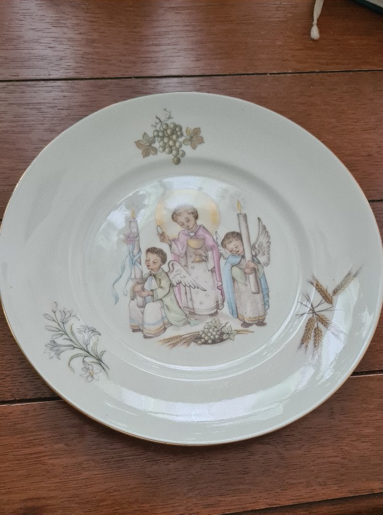 Eerste Communie Bordje Mosa, Ophalen of Verzenden