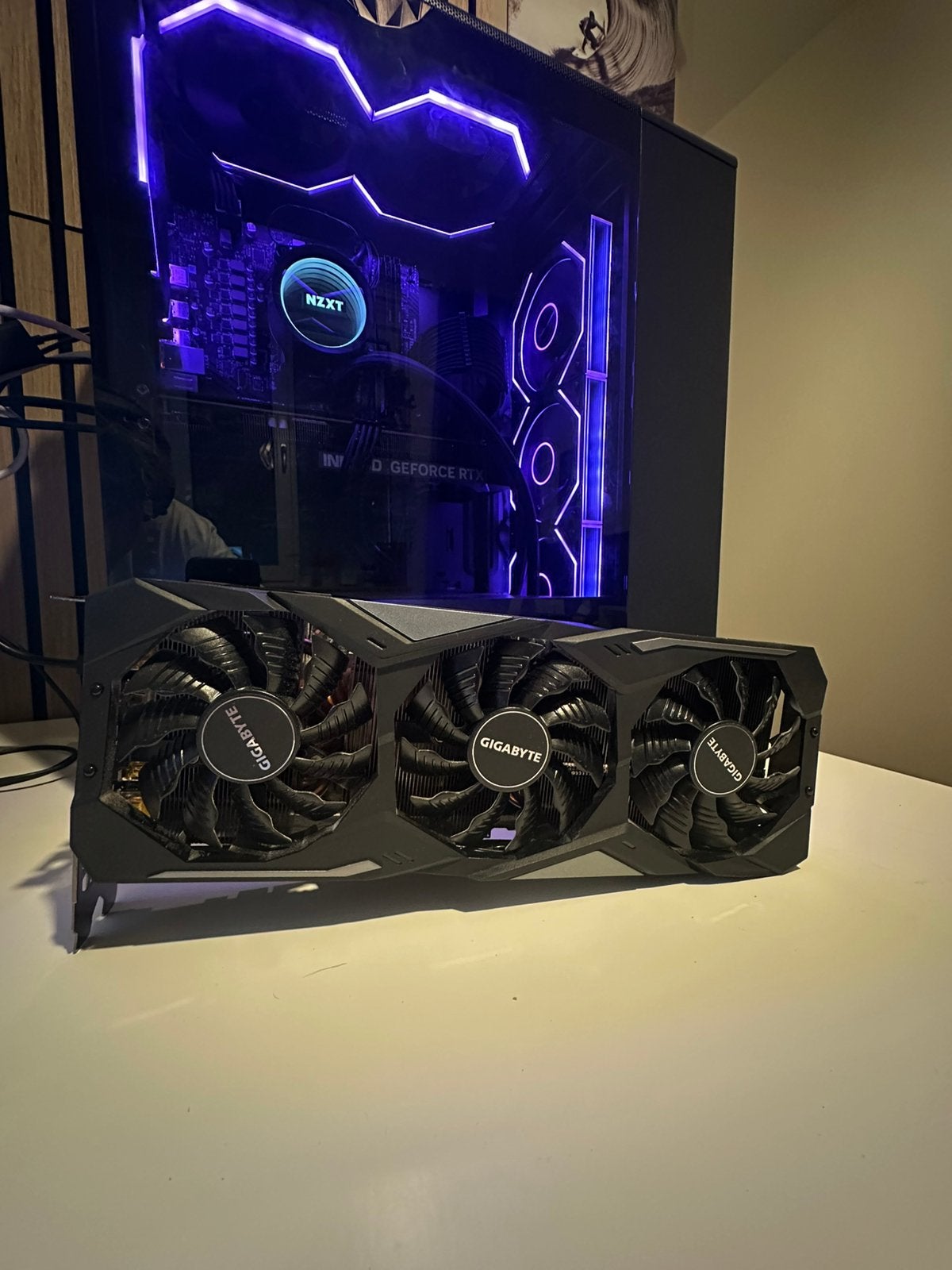 Gigabyte GeForce RTX 2070 Super – Goede staat, Computers en Software, Videokaarten, PCI-Express 3, GDDR6, Ophalen of Verzenden