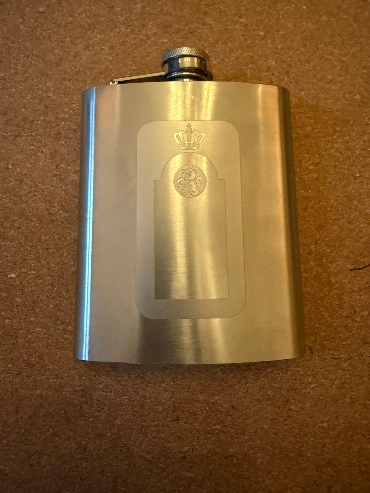 Koninklike landmachr RVS heupflacon, Ophalen of Verzenden, Landmacht, Nederland, Overige typen