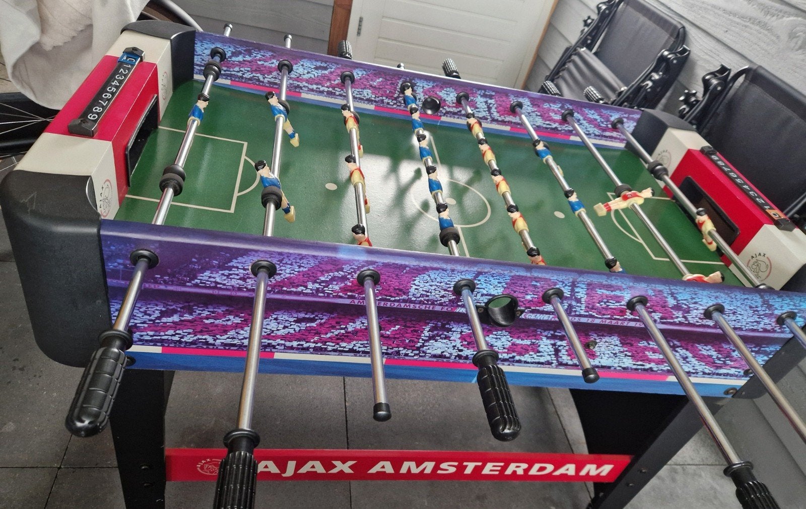 Orgineel Ajax Voetbaltafel, Drie of vier spelers, Ophalen, Gebruikt