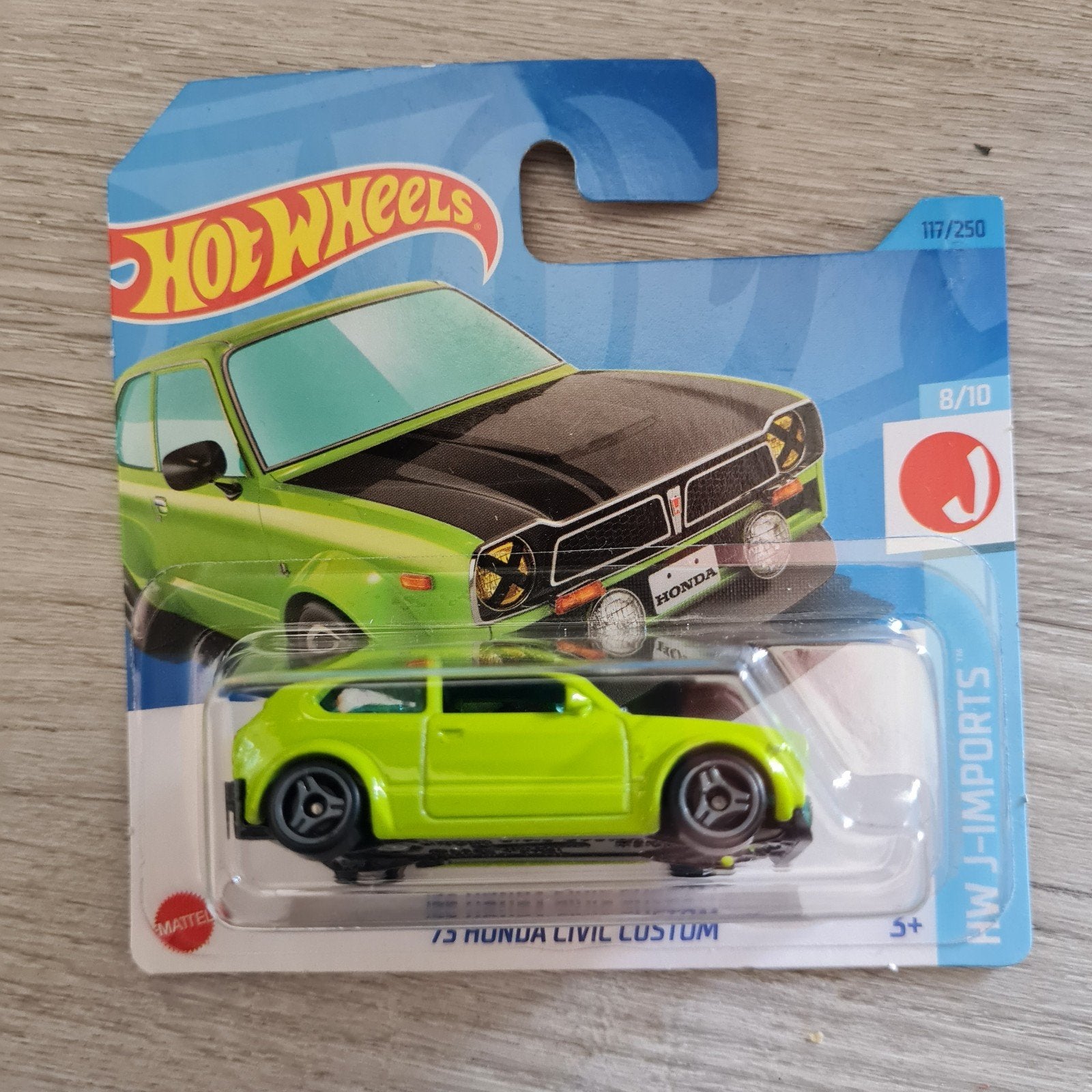 Hotwheels 1:64 '73 Honda Civic Custom, Hobby en Vrije tijd, Modelauto's | Overige schalen, Ophalen of Verzenden, Nieuw, Auto