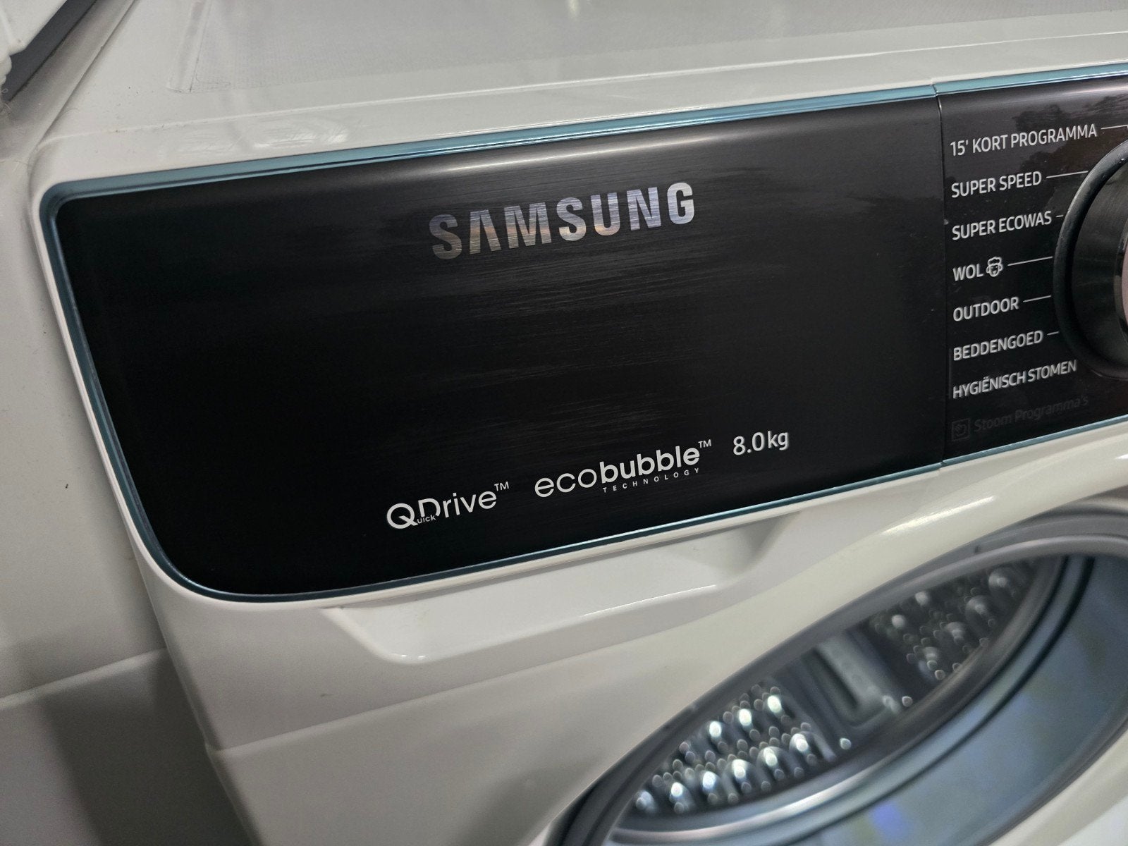 Prachtige ruime Samsung EcoBubble wasmachine! Garantie!🚚✅️, 8 tot 10 kg, Ophalen of Verzenden, Samsung, 85 tot 90 cm