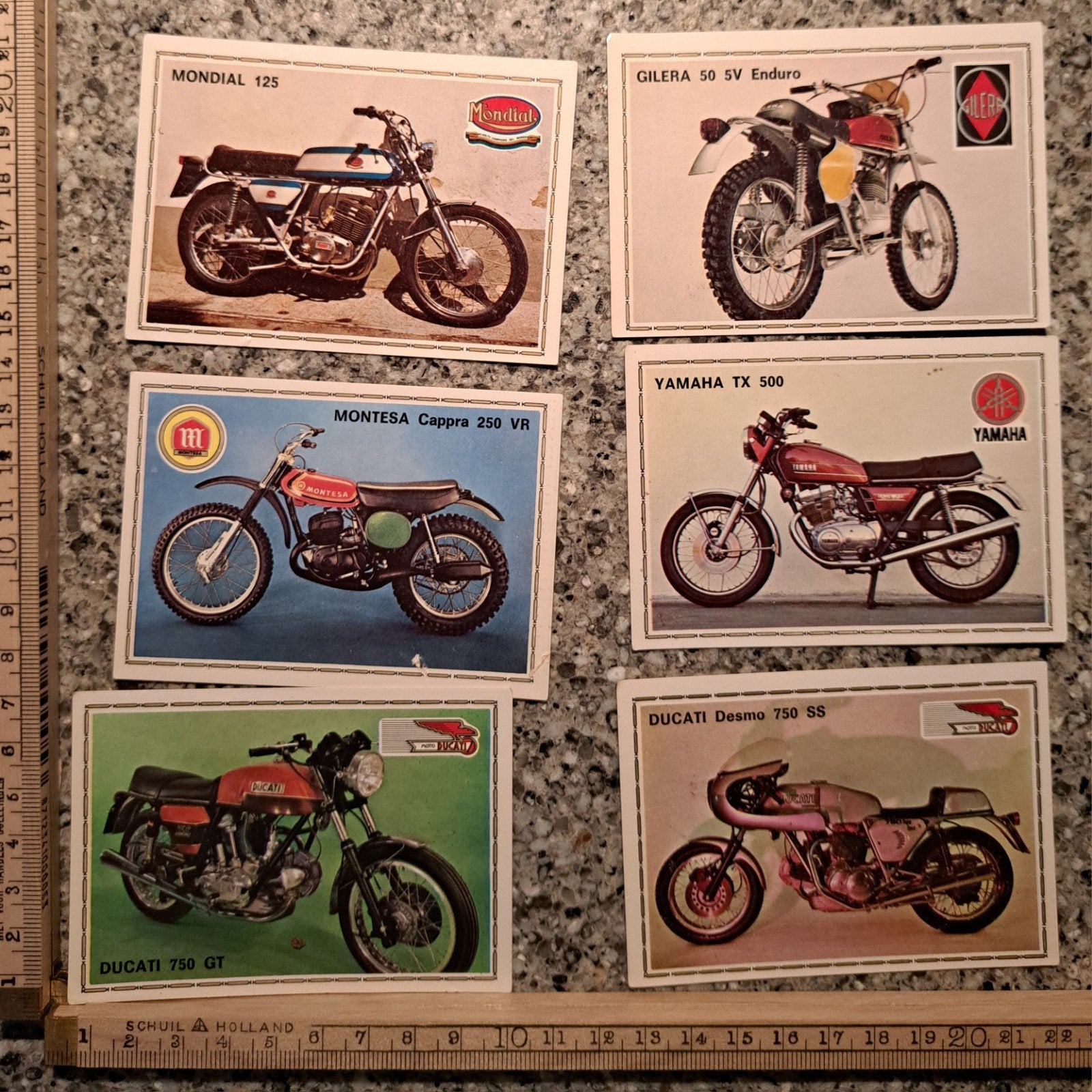 13 vintage stickers Panini Super Moto motoren, Ophalen of Verzenden, Zo goed als nieuw
