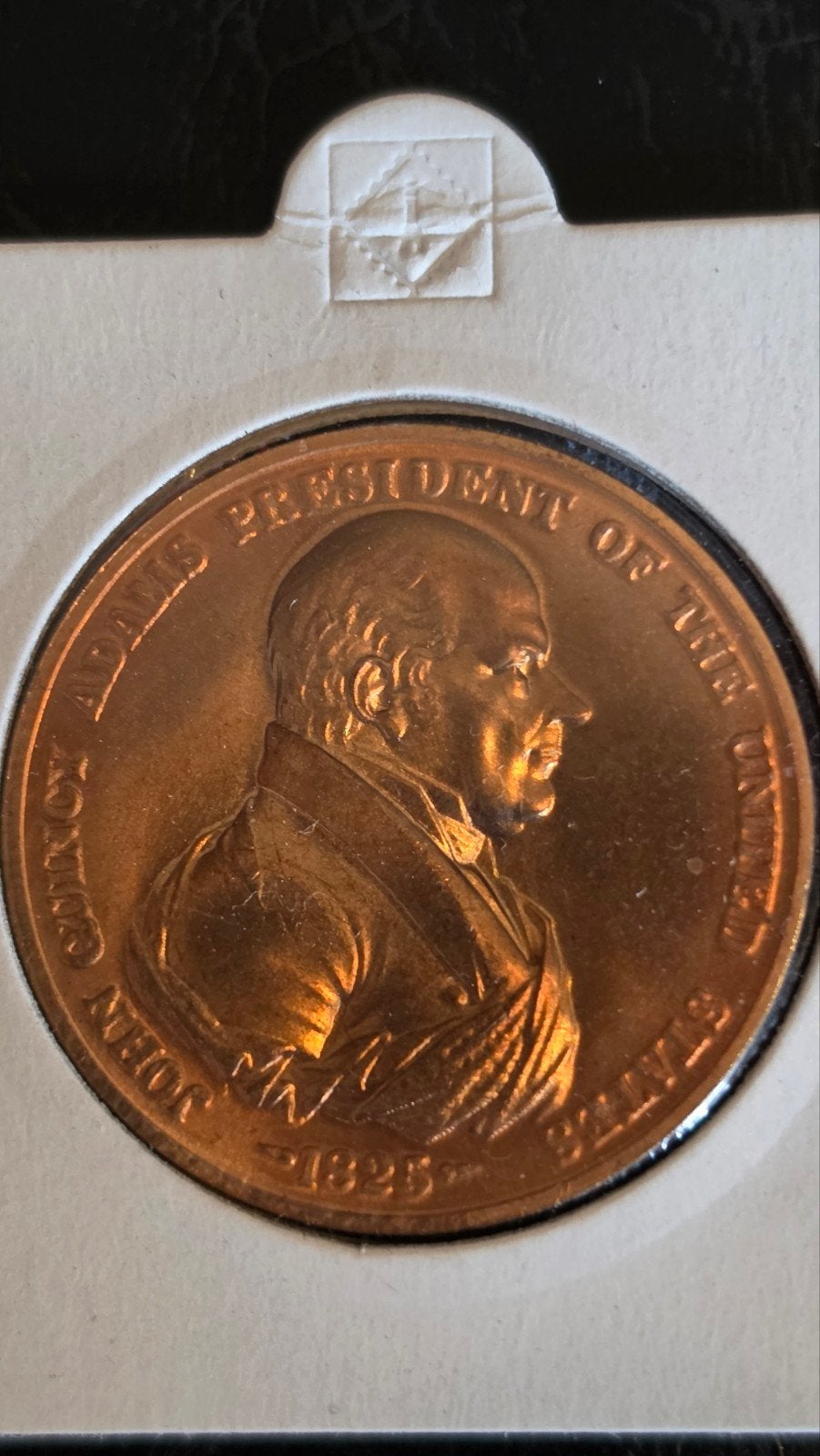 John Quincy Adams Vredes- en Vriendschapsmedaille, Postzegels en Munten, Ophalen of Verzenden