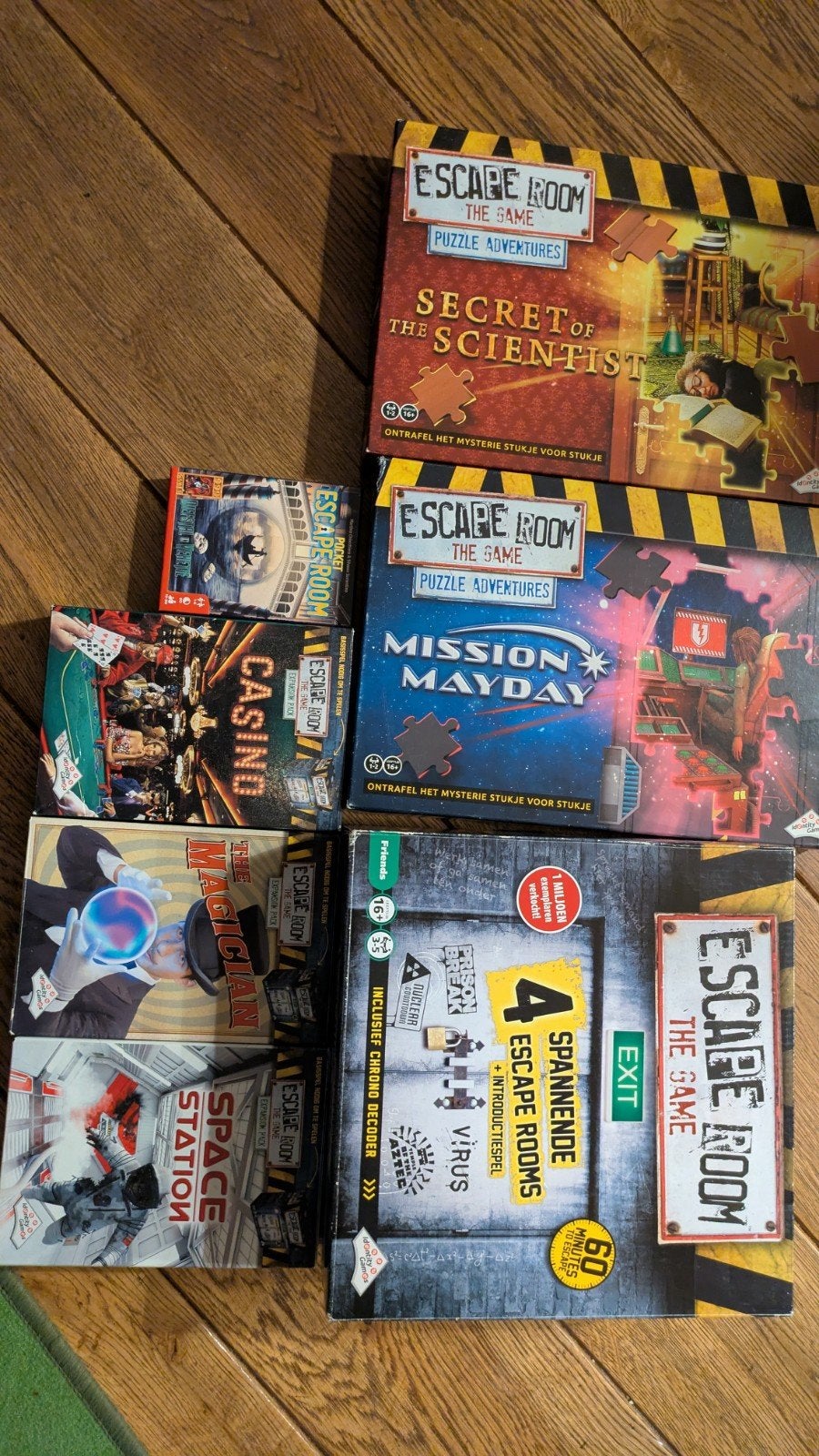 Diverse Escape Room Spellen - Meerdere Avonturen, Hobby en Vrije tijd, Gezelschapsspellen | Bordspellen, Vijf spelers of meer